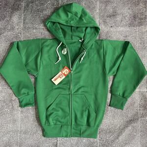 NWT Mens Vintage 50's Celanese Fortrel Thermal Lined Zip Hoodie Sweatshirt Sz XS